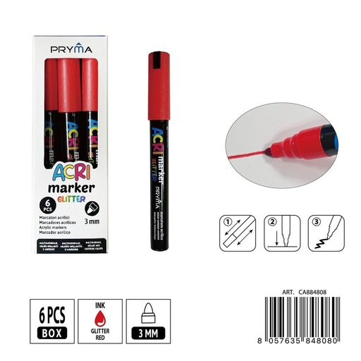 [0235597] Rotulador acrílico PRYMA de 3 mm - Herramientas artísticas