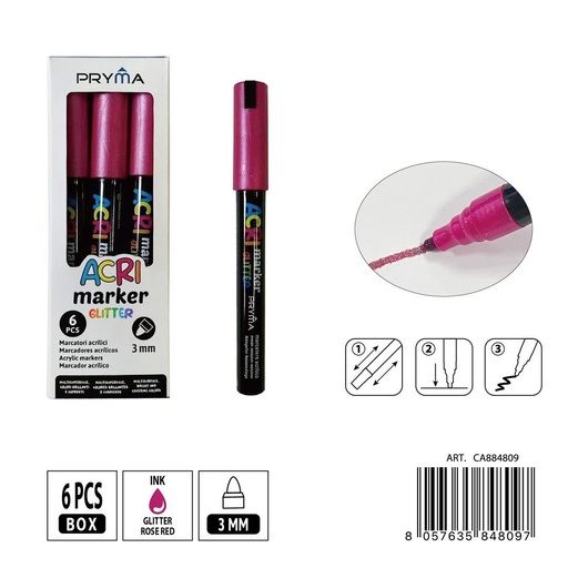 [0235598] Rotulador acrílico PRYMA de 3 mm - Herramientas artísticas