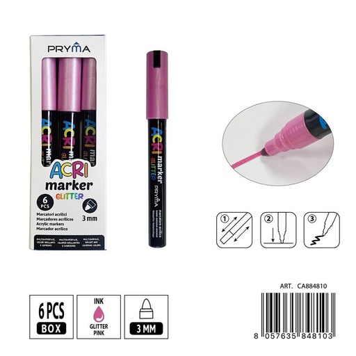 [0235599] Rotulador acrílico PRYMA de 3 mm - Herramientas artísticas