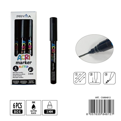 [0235601] Rotulador acrílico PRYMA de 3 mm - Herramientas artísticas
