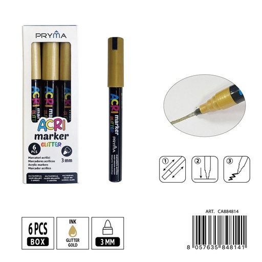 [0235603] Rotulador acrílico PRYMA de 3 mm - Herramientas artísticas