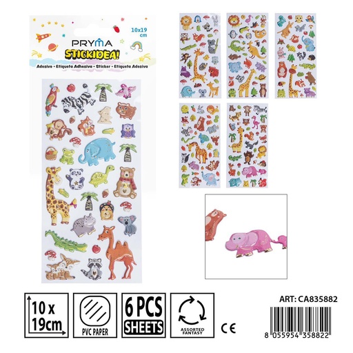 [0242321] Pegatinas PRYMA 10x23 cm - Materiales de manualidades y decoración