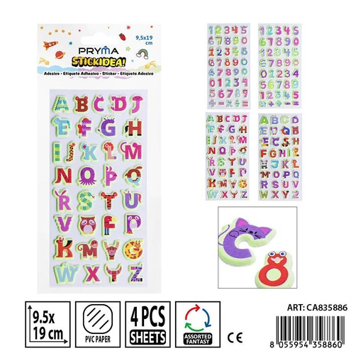 [0242325] Pegatina PRYMA 10x23 cm - Materiales de manualidades y decoración