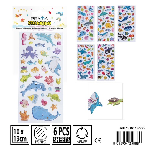 [0242327] Pegatinas PRYMA 10x23 cm - Materiales de manualidades y decoración