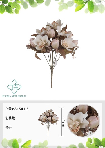 [631541.3] Ramo de tulipanes artificiales 41 cm de otoño - Novedades en decoración 