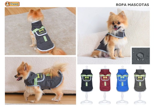 [YM6448] Sudadera impermeable de una capa S - Ropa para mascotas