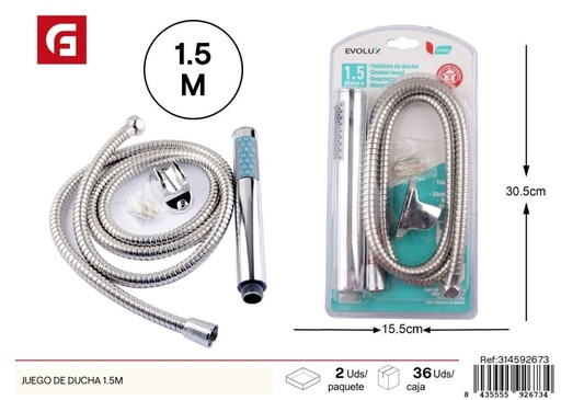 [314592673] Juego de ducha 1.5 m - Set para baño