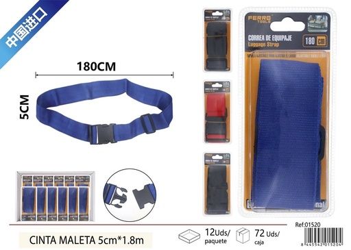 [01520] Cinta maleta 5cm*1.8m - Accesorio de automóvil
