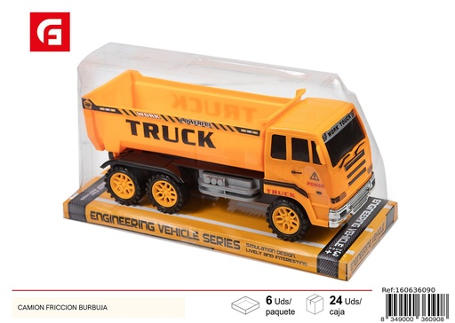 [160636090] Camión de fricción burbuja - Juguete para niños y autos a control