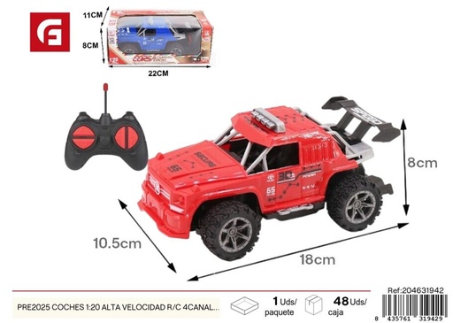 [204631942] Coches R/C 1:20 alta velocidad 4 canales - Juguetes de control remoto emocionantes