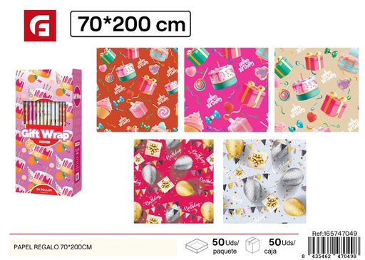 [165747049] Papel regalo 70x200 cm - Material para regalos