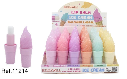[8435433232162] Bálsamo labial Ice Cream 24/u - Productos de protección labial