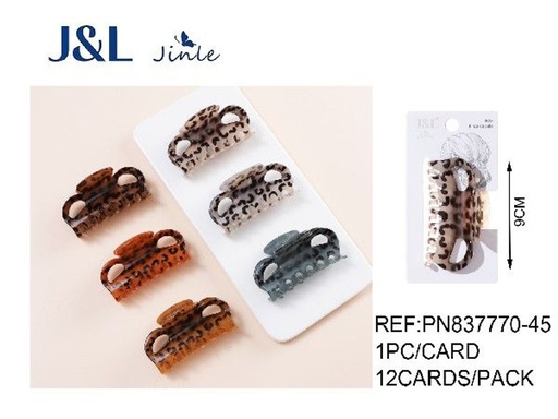 [8445801246738] Pinza de pelo 9 cm 12/u - Accesorios para el cabello