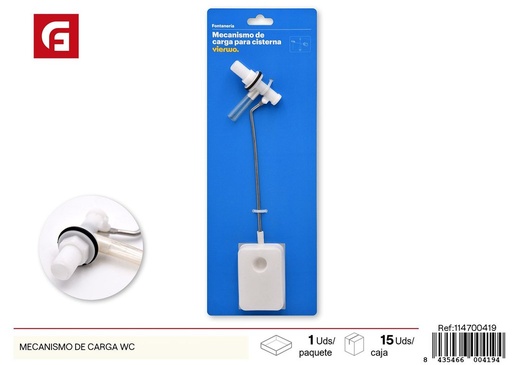 [114700419] Mecanismo de carga para inodoro - Accesorios de ferretería