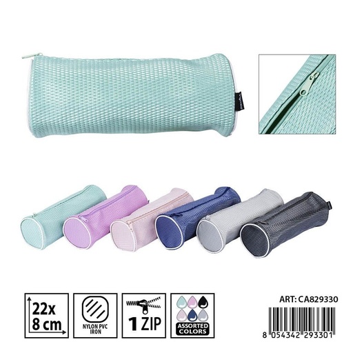 [0243048] Estuche circular grande 22X8 cm - Accesorios de escritura