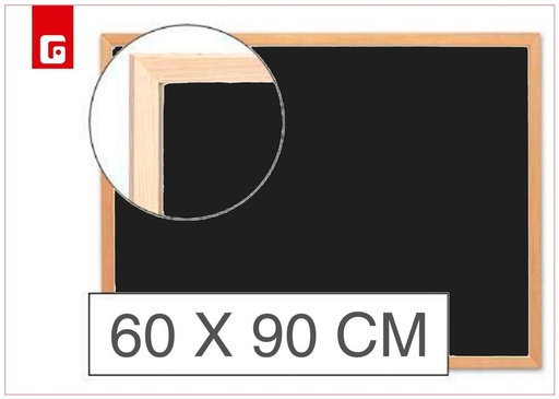 [202204460]  Pizarra negra 60x90 cm - Material escolar y educativo