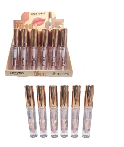 [B208-01] Brillo de labios magic 24/C - Cosméticos de labios