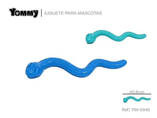 [YM0945] Juguete de goma para mascotas que dispensa comida 40.8x5.5x4.5 cm - Accesorios para mascotas
