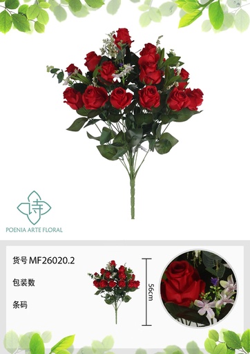 [MF26020.2] Ramo de flores artificiales MF26020.2 (8435588807420)