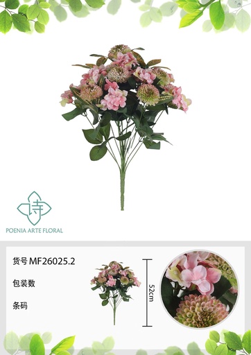 [MF26025.2] Ramo de flores artificiales MF26025.2 (8435588807628)