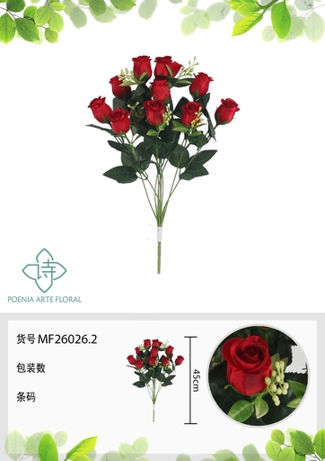 [MF26026.2] Ramo de flores artificiales MF26026.2 (8435588807659)