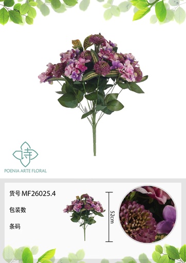 [MF26025.4] Ramo de flores artificiales MF26025.4 (8435588807703)