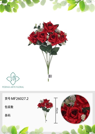 [MF26027.2] Ramo de flores artificiales MF26027.2 (8435588807734)