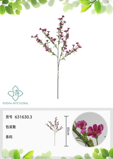 [631630.3] Vara de flores artificiales 631630.3 (8435588865857) - Accesorios decorativos de flores