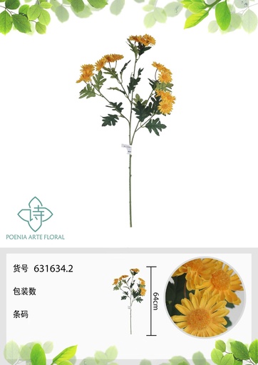 [631634.2] Vara de flores artificiales 631634.2 (8435588865987) - Accesorios decorativos de flores