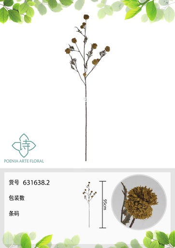 [631638.2] Vara de flores artificiales 631638.2 (8435588866120) - Decoración floral de lujo