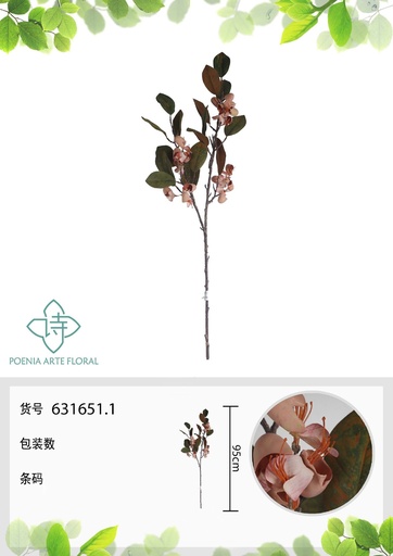 [631651.1] Vara de osmanto artificial 95 cm - Flores decorativas aroma