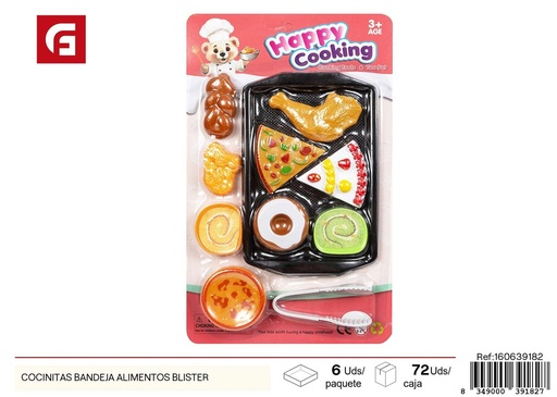 [160639182] Cocinitas con bandeja para alimentos en blister - Juguetes de cocina