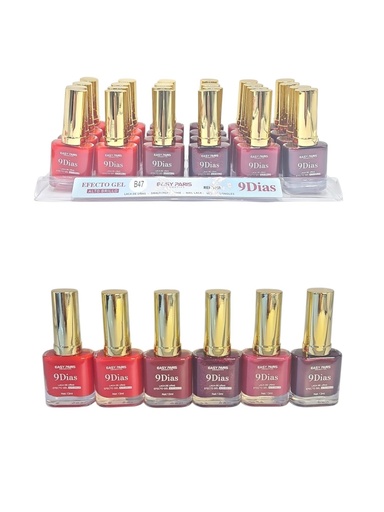 [D051-B47] Laca de uñas 9 días (estuche de 24) - Cosméticos de uñas
