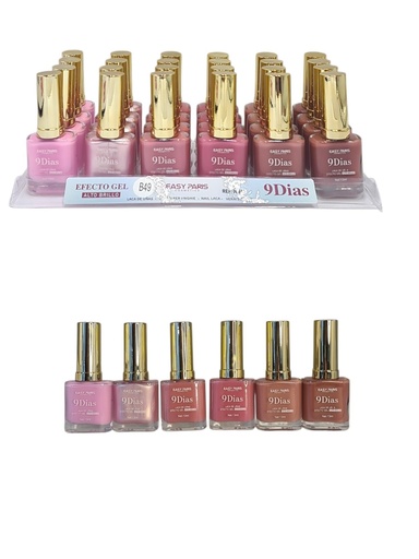 [D051-B49] Laca de uñas 9 días (estuche de 24) - Cosméticos de uñas
