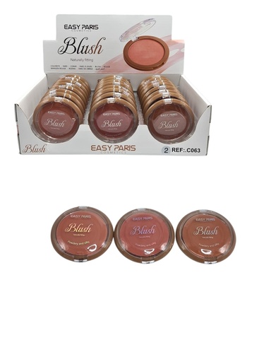 [C063-02] Colorete (estuche de 24) - Cosméticos de maquillaje