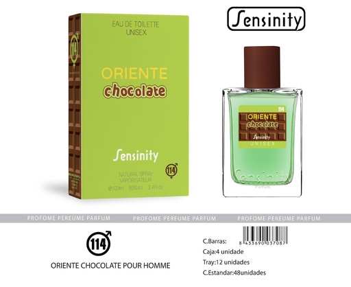 [HYS114] Perfume Oriente Chocolate pour unisex Sensinity - Fragancia unisex para hombres y mujeres