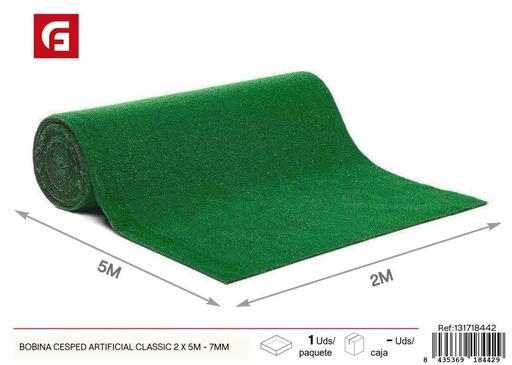[131718442] Bobina césped artificial Classic 2 x 5m - Grosor 7mm