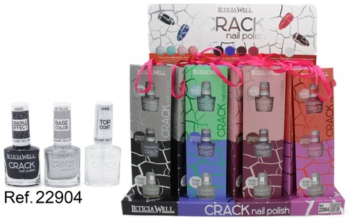 [8435433231868] Pack 3 lacas de uñas Crack 21/U 22904 - Cosméticos