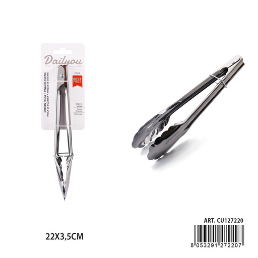 [0243405] Pinza de cocina primavera 9 pulgadas 22x3.5 cm - Utensilios de cocina y herramientas culinarias