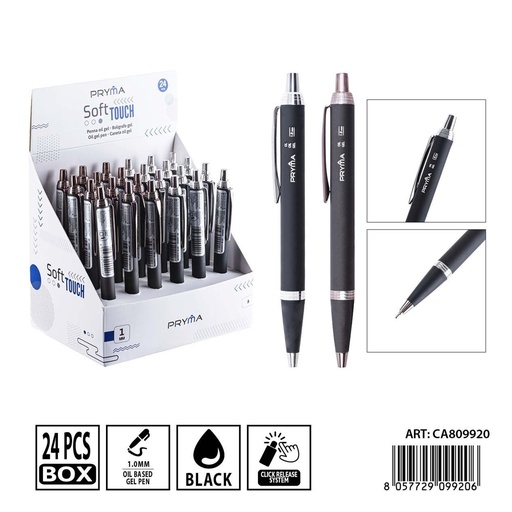 [0241751] Bolígrafo de gel 1mm caja de presentación - Papelería de escritura