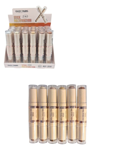 [Z030-01] Contouring + iluminador 24 unidades - Cosméticos y maquillaje de rostro
