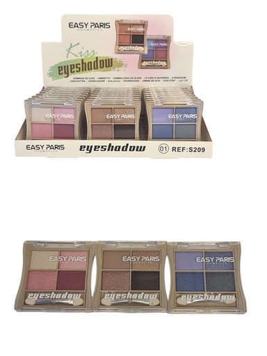 [S209-01] Sombra de ojos 24 unidades - Cosméticos y maquillaje de ojos