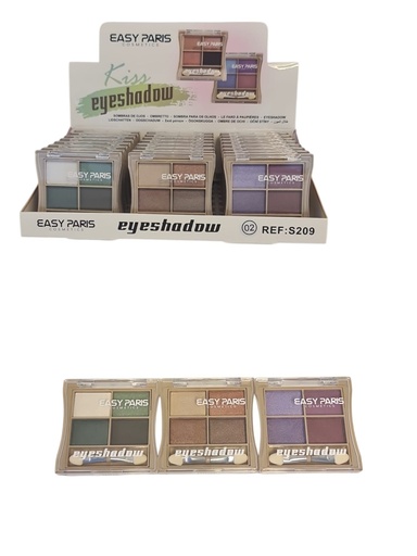 [S209-02] Sombra de ojos 24 unidades - Cosméticos y maquillaje de ojos