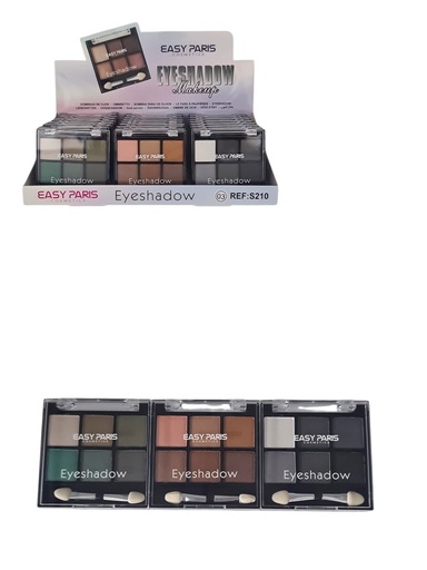 [S210-03] Sombra de ojos 24 unidades - Cosméticos y maquillaje de ojos