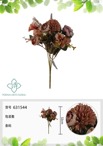 [631544.4] Ramo de flores decorativas - Flores artificiales