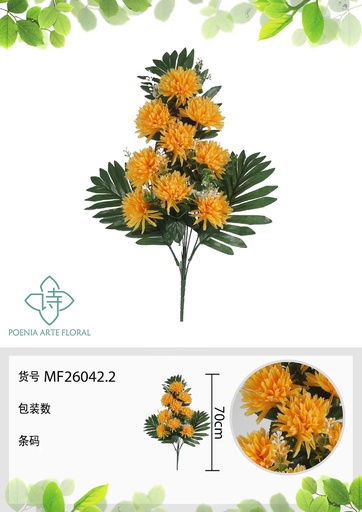 [MF26042.2] Ramo de flores artificiales Clavel 50 cm - Decoración floral artificial