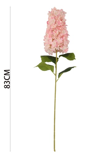 [630953粉色] Rama de hortensia artificial de 5 puntas - Decoración floral