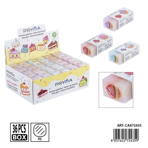 [0240135] Goma de borrar PRYMA en forma de helado 4.5x2x1.5 cm - Papelería y borradores