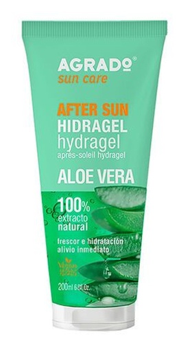 [8433295062248] After sun aloe vera Agrado 200ml - Cremas y aceites para el cuidado de la piel