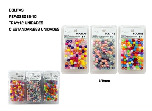 [022015-10] Bolitas decorapelo 12/u - Accesorios para el cabello y decoraciones